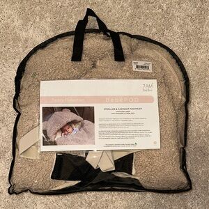 BébéPOD Teddy Collection Beige Footmuff